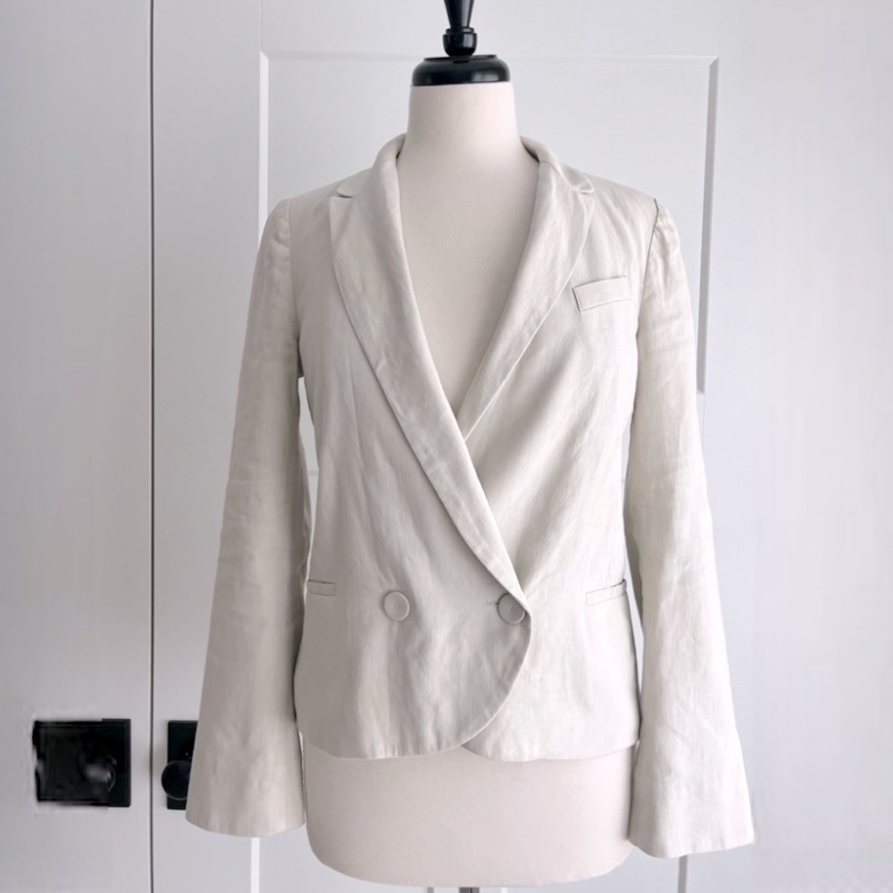 Comptoir Des Cotonniers Oivron Linen Blazer